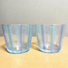 【新品未使用】　コップ グラス 2個セット