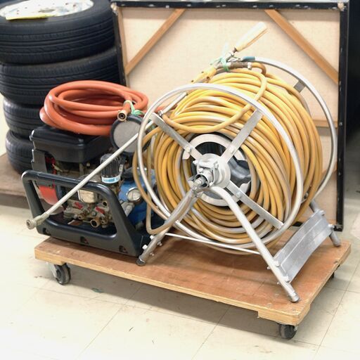 セット動噴　有光工業　CSP-425D3　ホース付き　リユース品　動力噴霧機