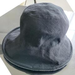 【中古品】リバーシブル帽子　Reversible hat　bla...