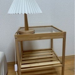 IKEA (イケア) NESNA ベッドサイドテーブル&サイド照明