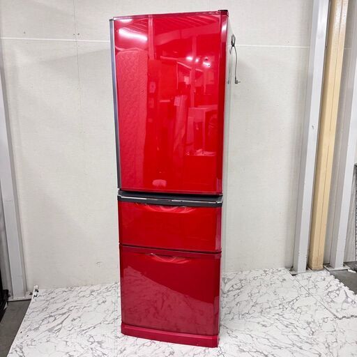 W 17591  MITSUBISHI 大容量3D冷蔵庫  370L ◆大阪市内・東大阪市他 6,000円以上ご購入で無料配達いたします！◆ ※京都・高槻・枚方方面◆神戸・西宮・尼崎方面◆生駒方面、大阪南部方面　それぞれ条件付き無料配送あり！