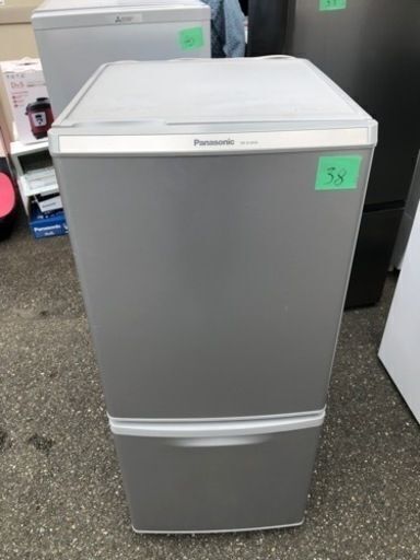 3️⃣8️⃣福岡市内配送設置無料　パナソニック Panasonic NR-B148W-S [冷蔵庫(138L 右開き) 2ドア シルバー]