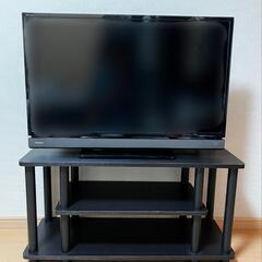 液晶テレビREGZA32型、テレビボード