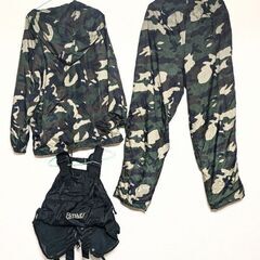 HILLCROP ジャンパー＆パンツ ＆Bavvoライフジャケット L サイズ　3点セット まとめ15,000円 サバゲーにも釣りにも使用できます おまけで釣具用品付