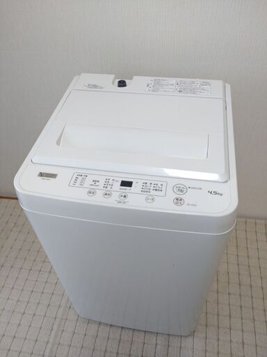 ヤマダ電機　洗濯機　YWM-T45H1　2020年製　中古品