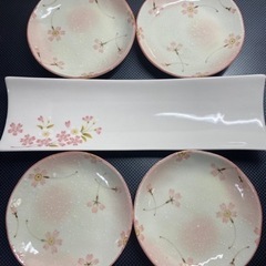❤️桜柄／お皿セット