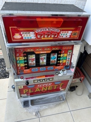 パチスロ実機スロット台　SUPER PLANETT スーパープラネット　直接引き取り限定