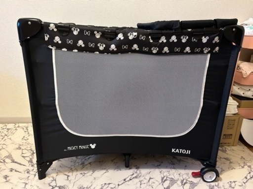 お値下げ中⭐︎カトージ ベビーベッド ホワイト 02700 KATOJI ベビー