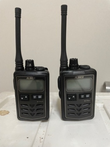 中古美品 アルインコ特定省電力トランシーバー\n2台セット