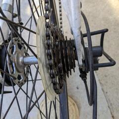 ☆ほぼ新品自転車２７インチ６段式ギア自転車☆