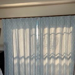 カーテンとミラーカーテンのセット100×178cm