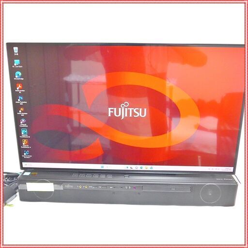 【液晶一体型】2019年製 富士通 ESPRIMO FH90/D2 i7-9750H 27型 地デジ3波 NVMe 256GB + HDD 2TB メモリ 16GB Office 搭載