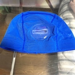 水泳帽子ブルー　Lサイズ