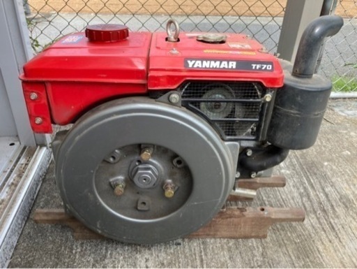 美品 ✨ヤンマーディーゼルエンジン 発動機 YANMAR TF70 7馬力 軽油 現代農業・営農機器　お勧め