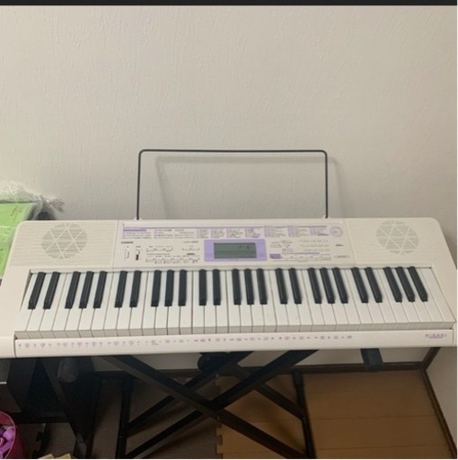 CASIO LK-122 光ナビゲーションキーボード　マイクあり