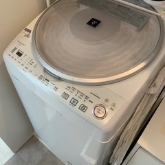 SHARP 乾燥機付き洗濯機　ES TX810-S