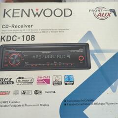 【新品】KENWOOD CDプレーヤー KDC-108