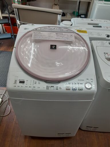 リサイクルショップどりーむ天保山店　No13015　洗濯機　SHARP　８㎏　乾燥付き　乾燥時異音有(´;ω;｀)