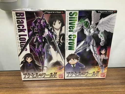 【未使用】Figure-rise6 アクセル･ワールド シルバー･クロウ\u0026ブラック･ローズ セット