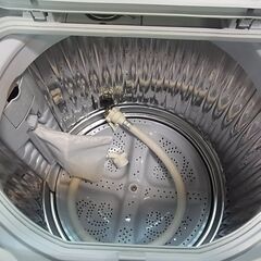 SHARP　シャープ　縦型　電気洗濯乾燥機　ES-T5E7　5.5kg　穴なし洗濯槽　2019年製