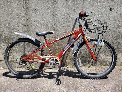 B352 子供自転車★asahi★SPEED★6段変速★24インチ