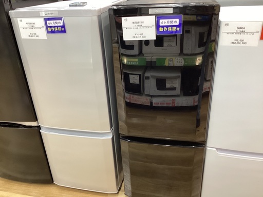 【6か月保証】MITSUBISHIの冷蔵庫入荷しました！！