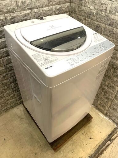 全国送料無料★3か月保証付き★洗濯機★東芝★2019年★6.0kg★AW-6G6★S-897