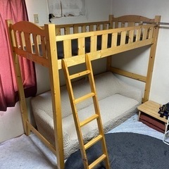 木製　ロフトベッド