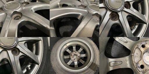 DUNLOP WM02 155/65R14】スタッドレス【LEBEN 14インチ 4.5J4HPCD100+ 