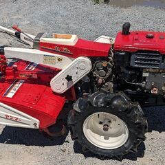 鹿児島発 ヤンマー セル始動 8.5馬力ディーゼル耕運機YA85 バッテリー