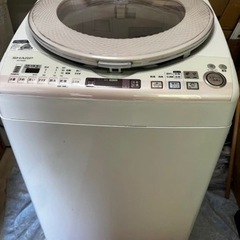 SHARP   シャープ　縦型洗濯機　ES-TX830  ピンク...
