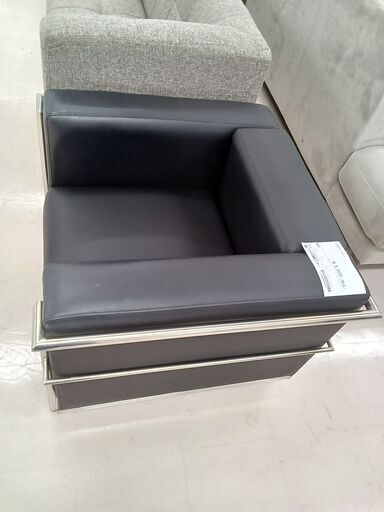 ☆ジモティ割あり☆ ソファー ブラック W82×D76×H62.5 クリーニング 