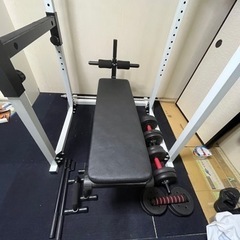 お話中！パワーラック、その他筋トレ道具