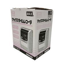 24C278_ジ2 【未使用品】MAX マックス タイムレコーダ ER-110S Ⅳ ER90151 OA機器 ビジネス機器【美品】