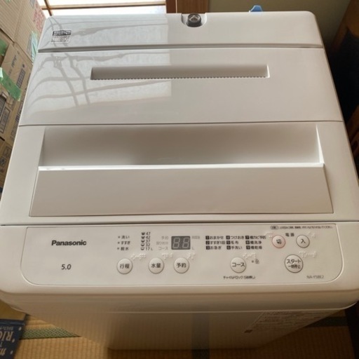 パナソニック洗濯機　2022年製品　\n５キロ ＮＡ-F5BE 2 。