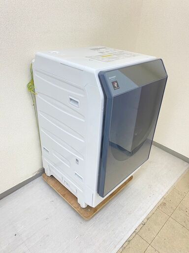 【大容量】ドラム式洗濯乾燥機 SHARP 11 6kg 2020年製 ES-W112-SL KL00087 動作確認済み