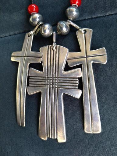 インディアンジュエリー シッピークレイジーホース トリプルクロス ハート