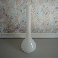  H012905 花瓶 フラワーベース 白　ホワイト