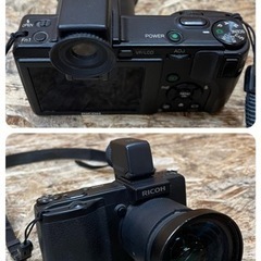 (6266) RICOH GX200 ファインダーVF-1 レンズHA-2 デジタルカメラ バッテリー 現状品