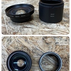 (6266) RICOH GX200 ファインダーVF-1 レンズHA-2 デジタルカメラ バッテリー 現状品
