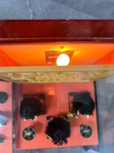 白鳳雛 愛宝作 雛人形二段飾 高月付き NCNR【岐阜県 手渡し交渉可