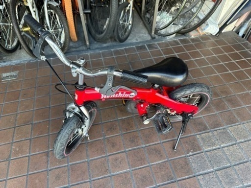 12インチ　子供用自転車　レッド