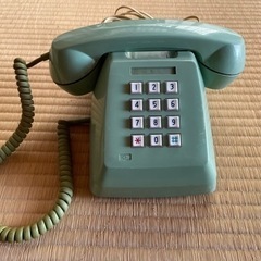 昭和のレトロ電話機（プッシュ式
）