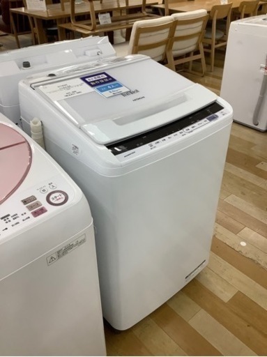 6ヶ月保証付】 HITACHI 2019年製 全自動洗濯機 - 洗濯機