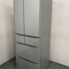 日立/HITACHI R-F48M1 冷蔵庫 475L フレンチドア 6ドア パールホワイト 