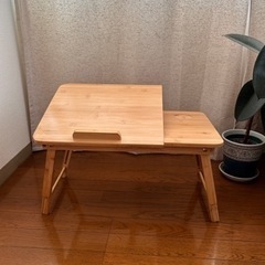 ベッドテーブル  折りたたみテーブル 約55×34cm