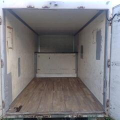 【格安目玉商品！！早い者勝ちです！】トラック アルミコンテナ 鍵付き 美品 バイク タイヤ パーツ 置き場 ガレージ