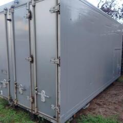 【格安目玉商品！！早い者勝ちです！】トラック アルミコンテナ 鍵付き 美品 バイク タイヤ パーツ 置き場 ガレージ