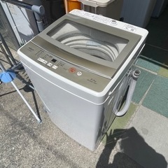 【リサイクルサービス八光】2016年製　アクア　AQW-GS50G(W) [簡易乾燥機能付き洗濯機 5.0kg ホワイト系]