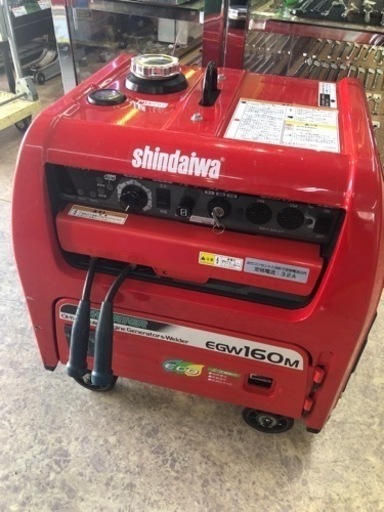 【ジモティ限定価格】新ダイワ　エンジン溶接機　発電機　エンジンヴェルダー　溶接機　EGW160M-1　やまびこ【10946059】